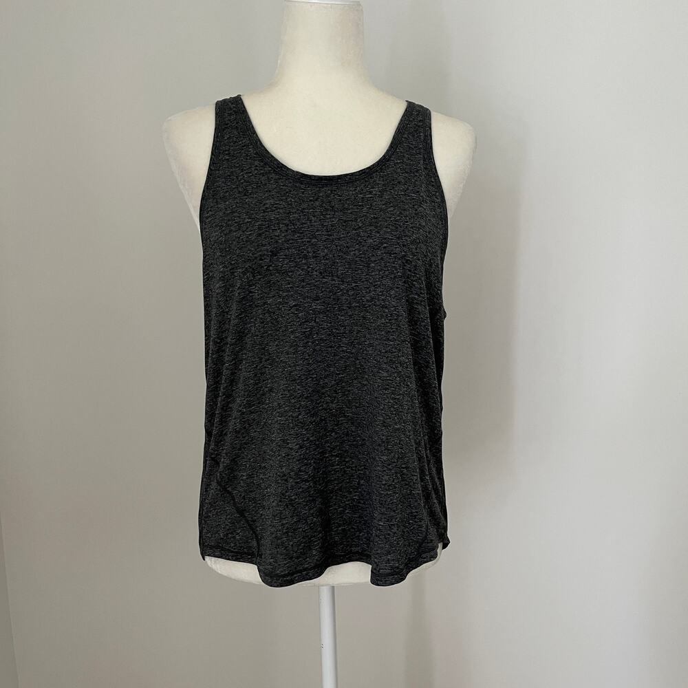 Sweaty Betty Charcoal Gray Racerback Tank Top Medium